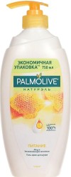 Гель-крем для душа, Palmolive (Палмолив) 750 мл Натурэль молоко и мед питание