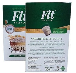 Отруби овсяные, Fit Parad (Фит Парад) 200 г Премиум коробка