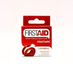 Пластырь, Firstaid (Ферстэйд) р. 1.25смх500см 1 шт медицинский фиксирующий на тканевой основе